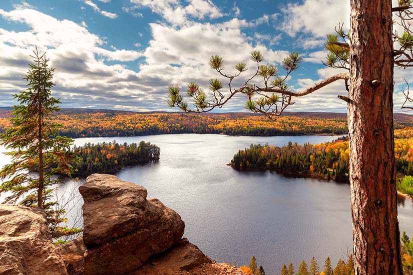 image Canada Ontario Parc provincial Algonquin en automne as_232173506