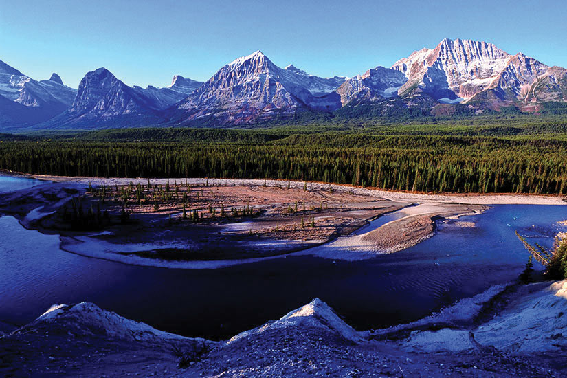 image Canada Parc National Jasper Riviere Athabasca et Jasper paysage  it
