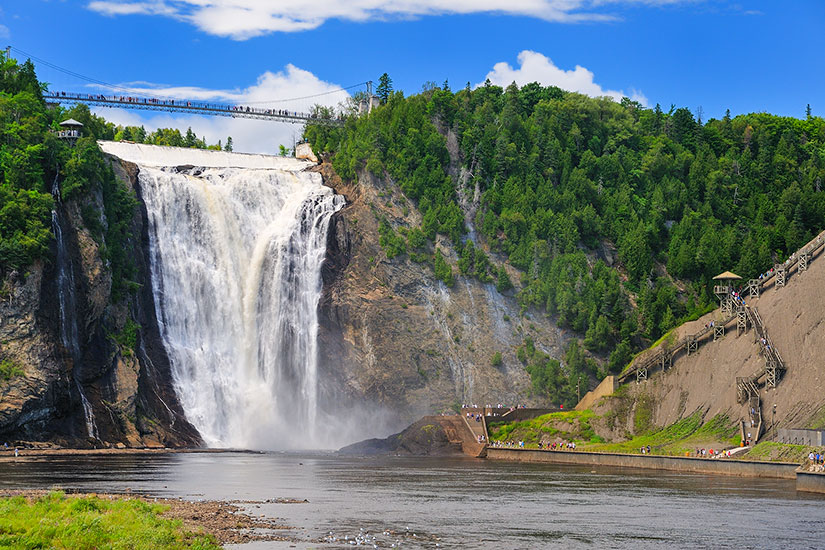 image Canada Quebec chute Montmorency  fo